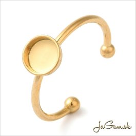 Základ na prsteň s lôžkom CHIRURGICKÁ OCEĽ 6mm, 1ks (CH1782g)